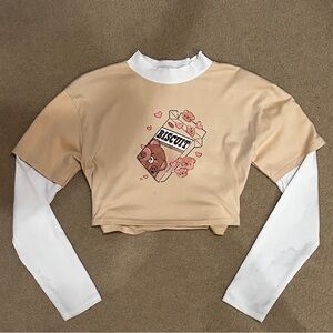 Shein Cute bear shirt, old but not worn. No tags.